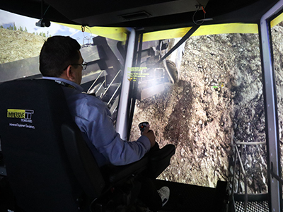 MineAdvantage Operador invitado de simulador subterráneo